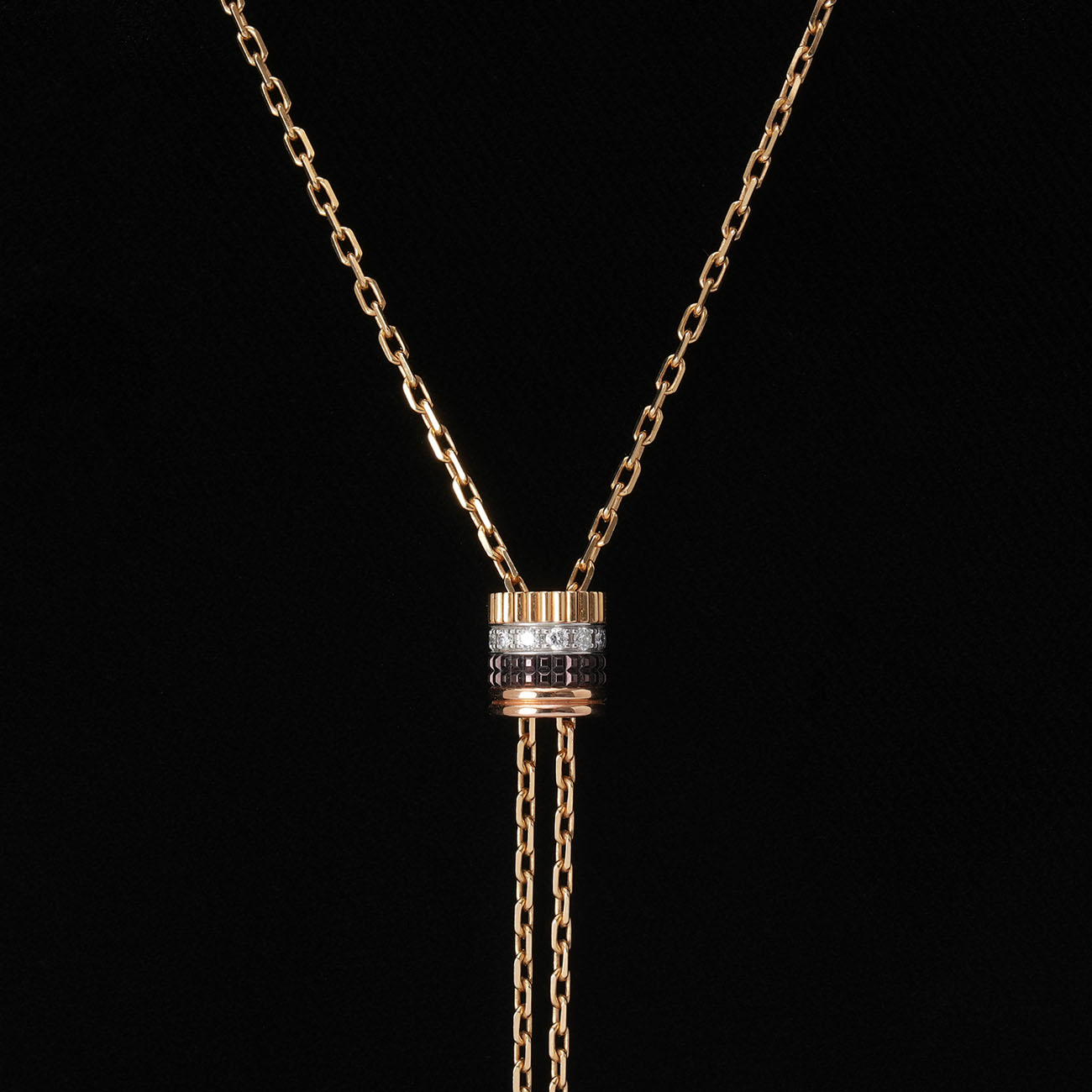 BOUCHERON(USED)부쉐론 콰트로 타이 네크리스 스몰 JCL01151