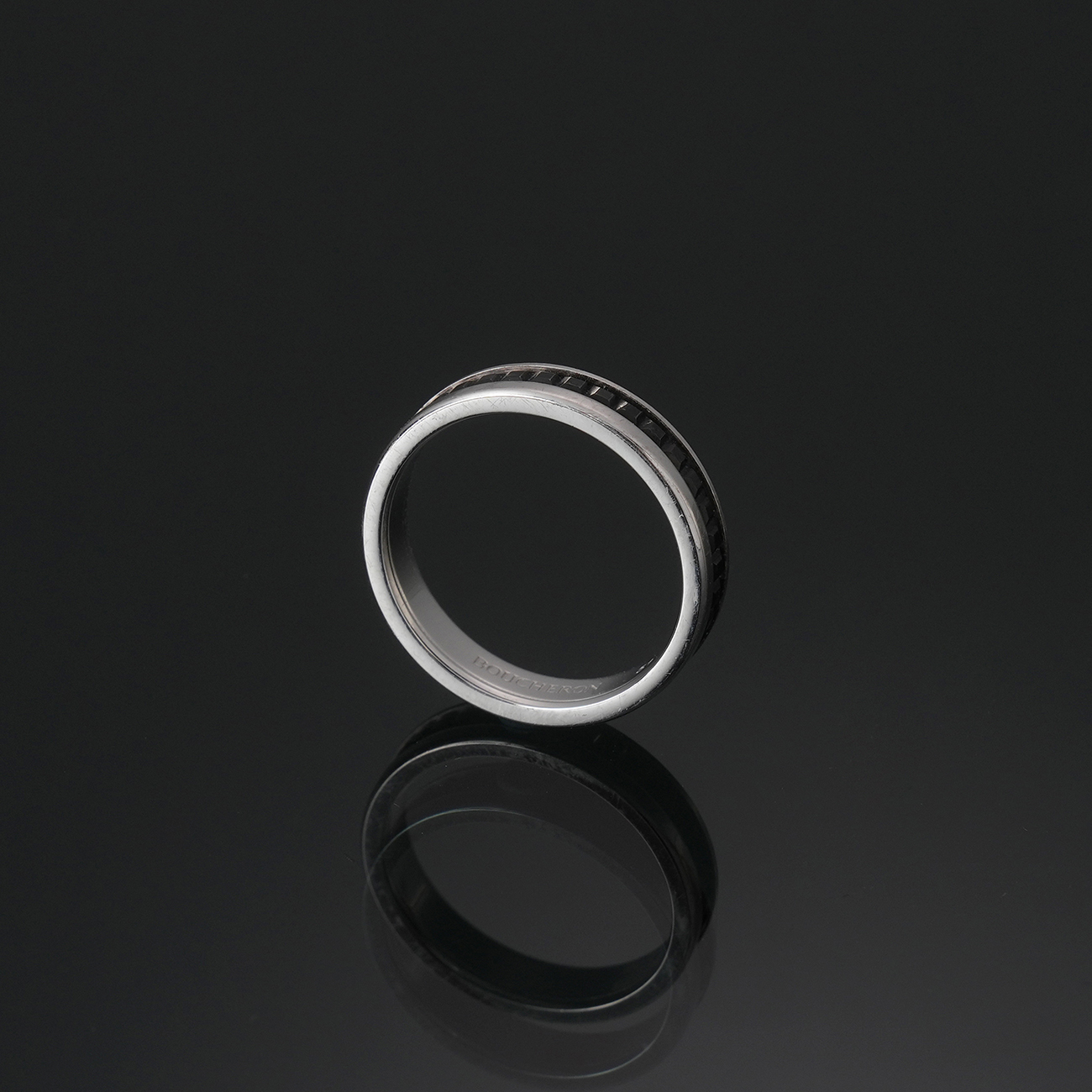 BOUCHERON(USED)부쉐론 콰트로 블랙 에디션 웨딩밴드 #51