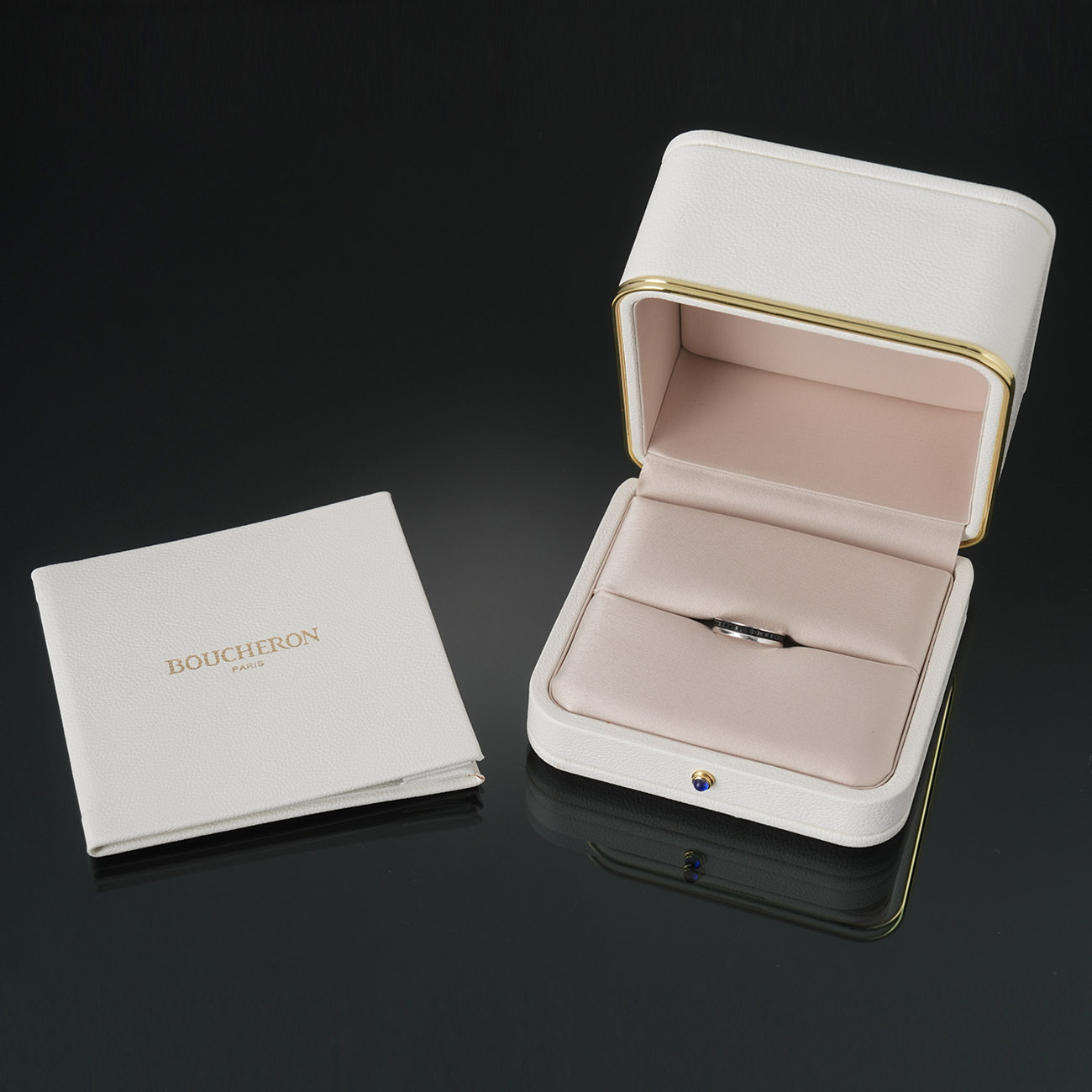 BOUCHERON(USED)부쉐론 콰트로 블랙 에디션 웨딩밴드 #51