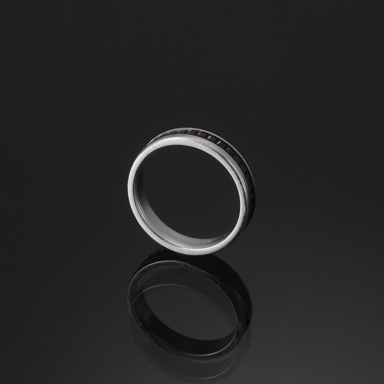 BOUCHERON(USED)부쉐론 콰트로 블랙 에디션 웨딩밴드 #51