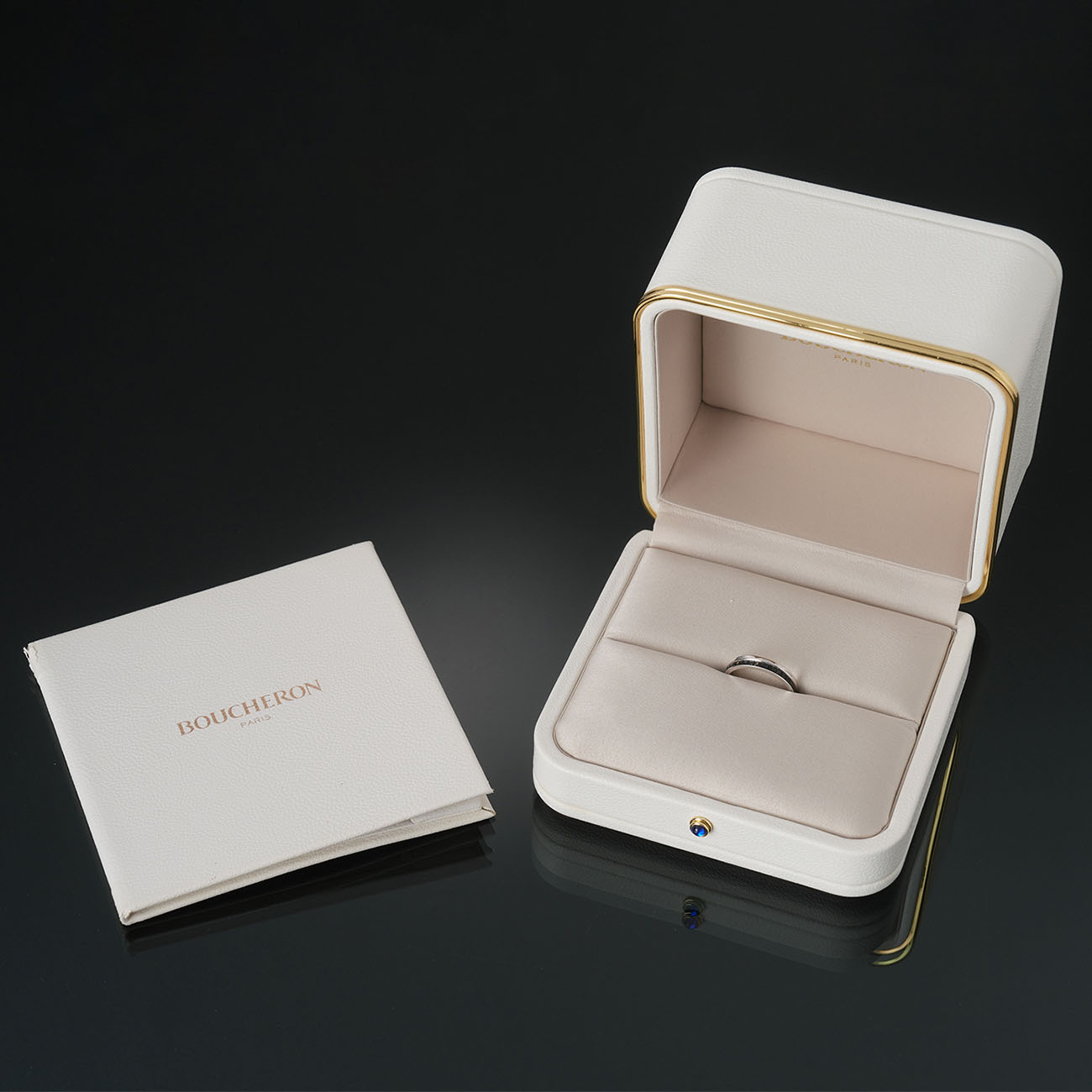 BOUCHERON(USED)부쉐론 블랙 에디션 웨딩 밴드 #54