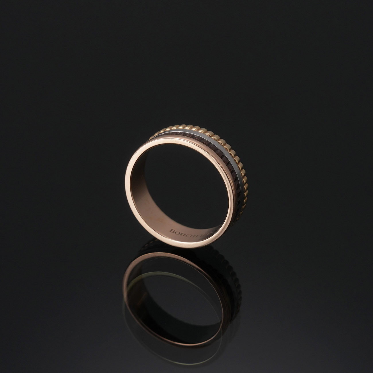 BOUCHERON(USED)부쉐론 콰트로 클래식 스몰링 #59 JRG00290