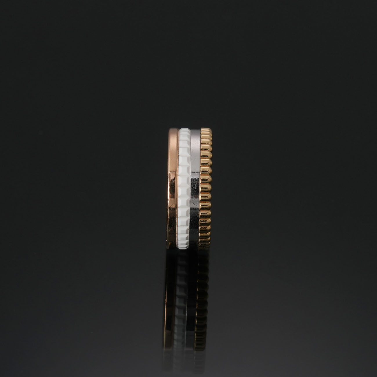 BOUCHERON(USED)부쉐론 콰트로 화이트 에디션 스몰 링 #49