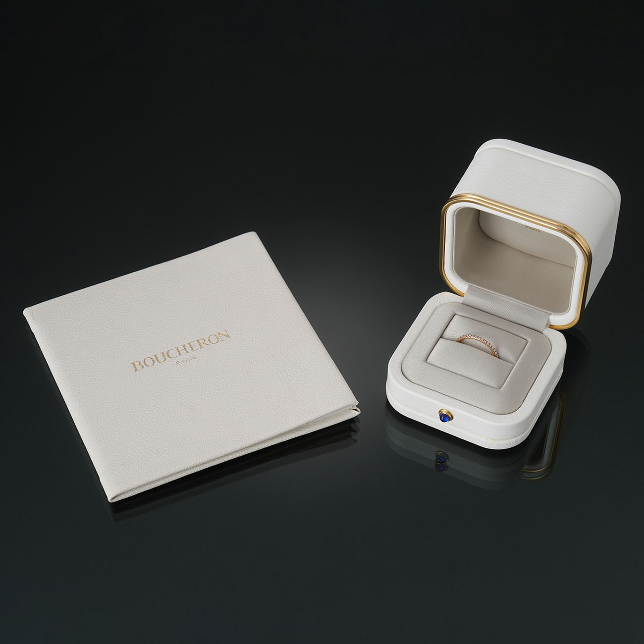 BOUCHERON(USED)부쉐론 에퓨어 스몰 웨딩 밴드 #50