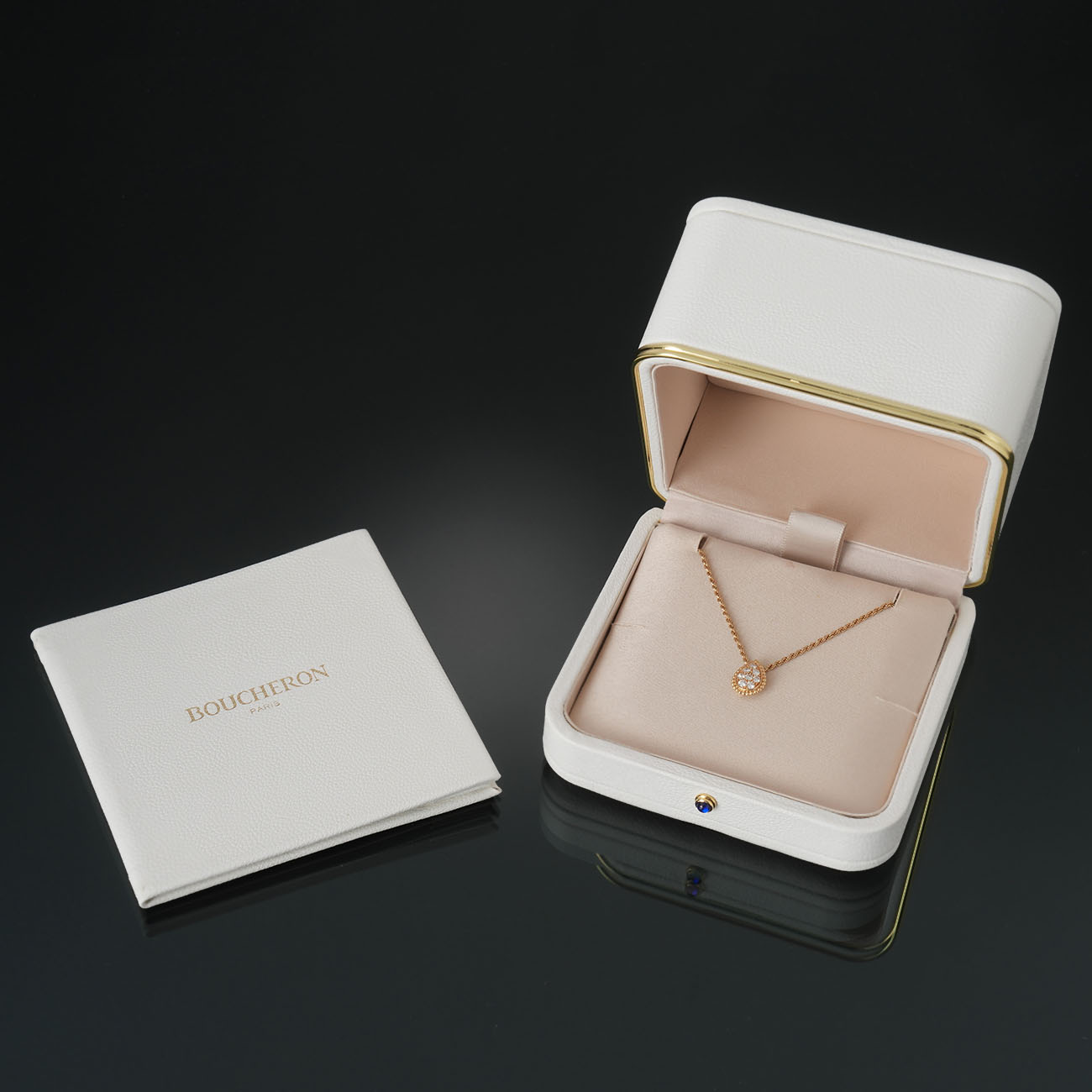 BOUCHERON(USED)부쉐론 쎄뻥 보헴 다이아 펜던트 S모티브