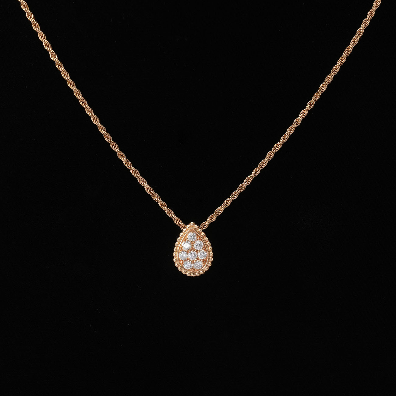BOUCHERON(USED)부쉐론 쎄뻥 보헴 다이아 펜던트 S모티브