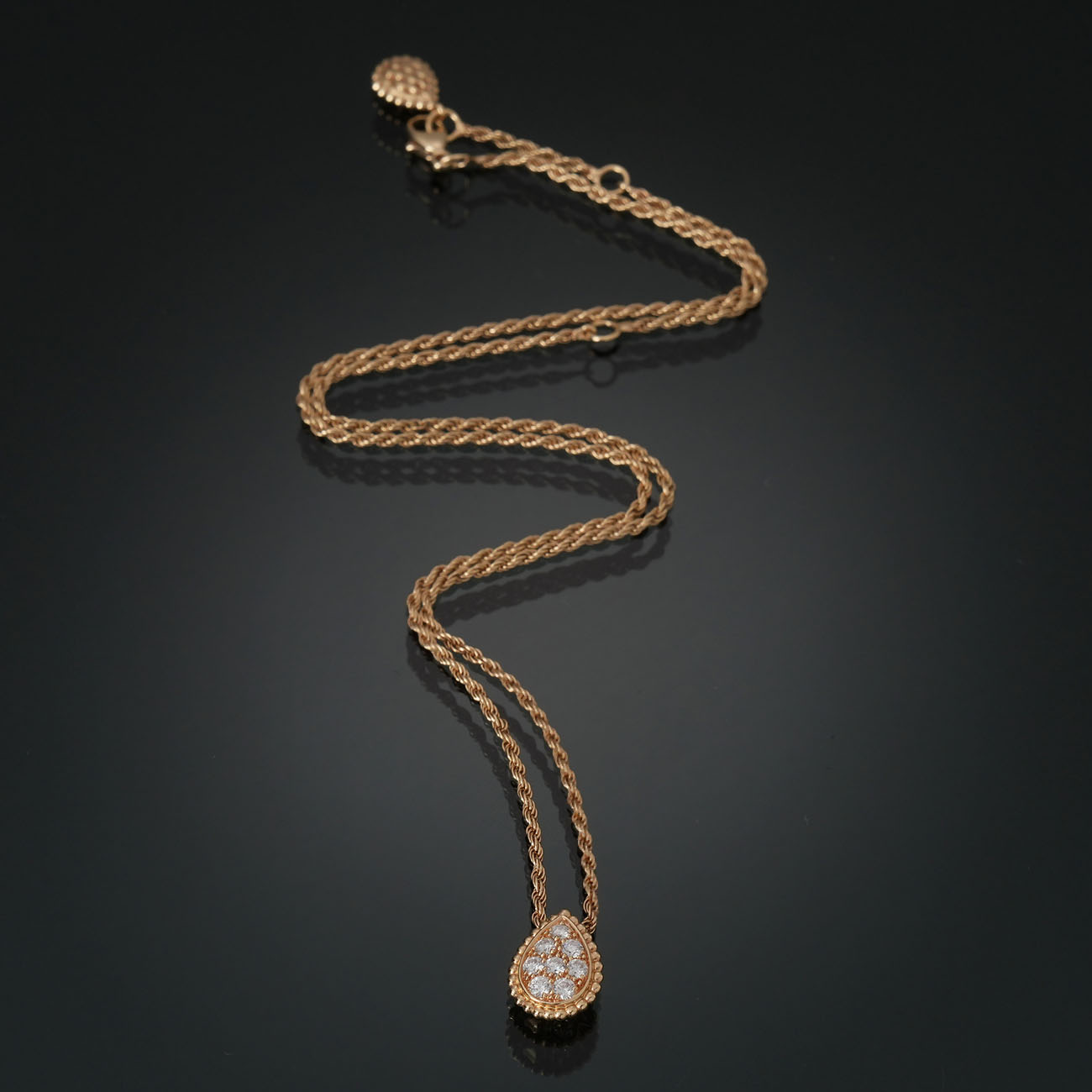BOUCHERON(USED)부쉐론 쎄뻥 보헴 다이아 펜던트 S모티브