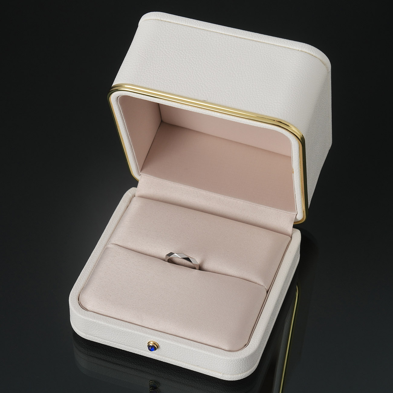 BOUCHERON(USED)부쉐론 파셋 플래티늄 3P 웨딩링#48