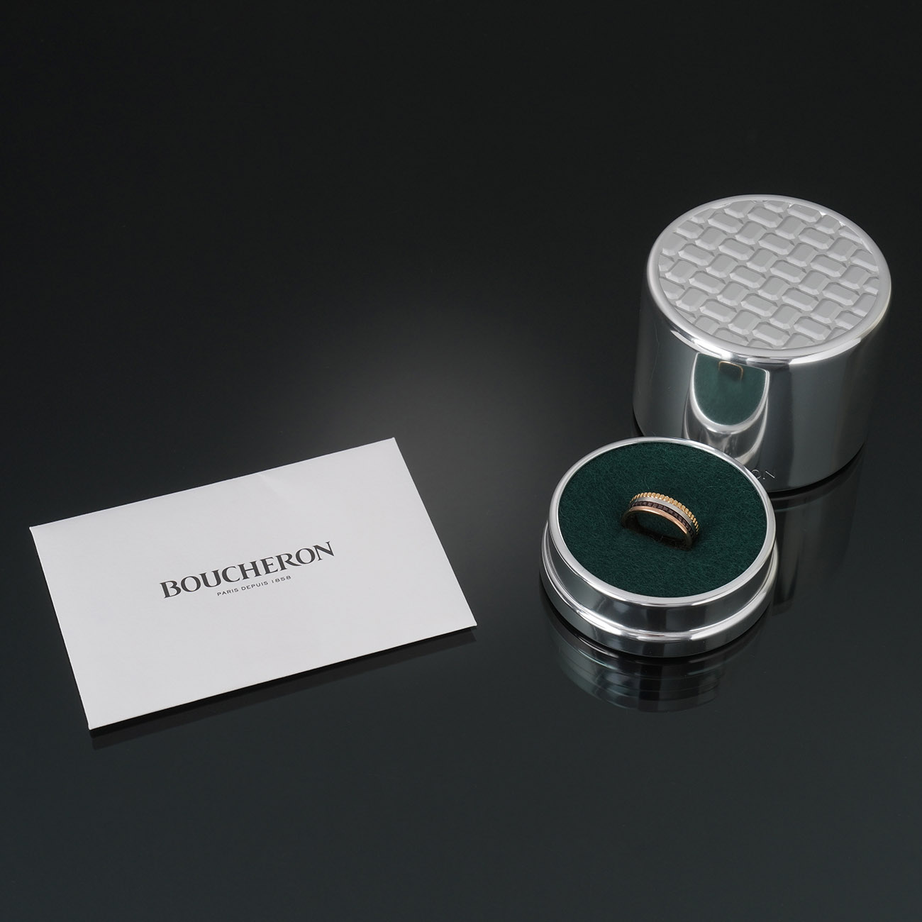 BOUCHERON(USED)부쉐론 콰트로 클래식 스몰 링 #57