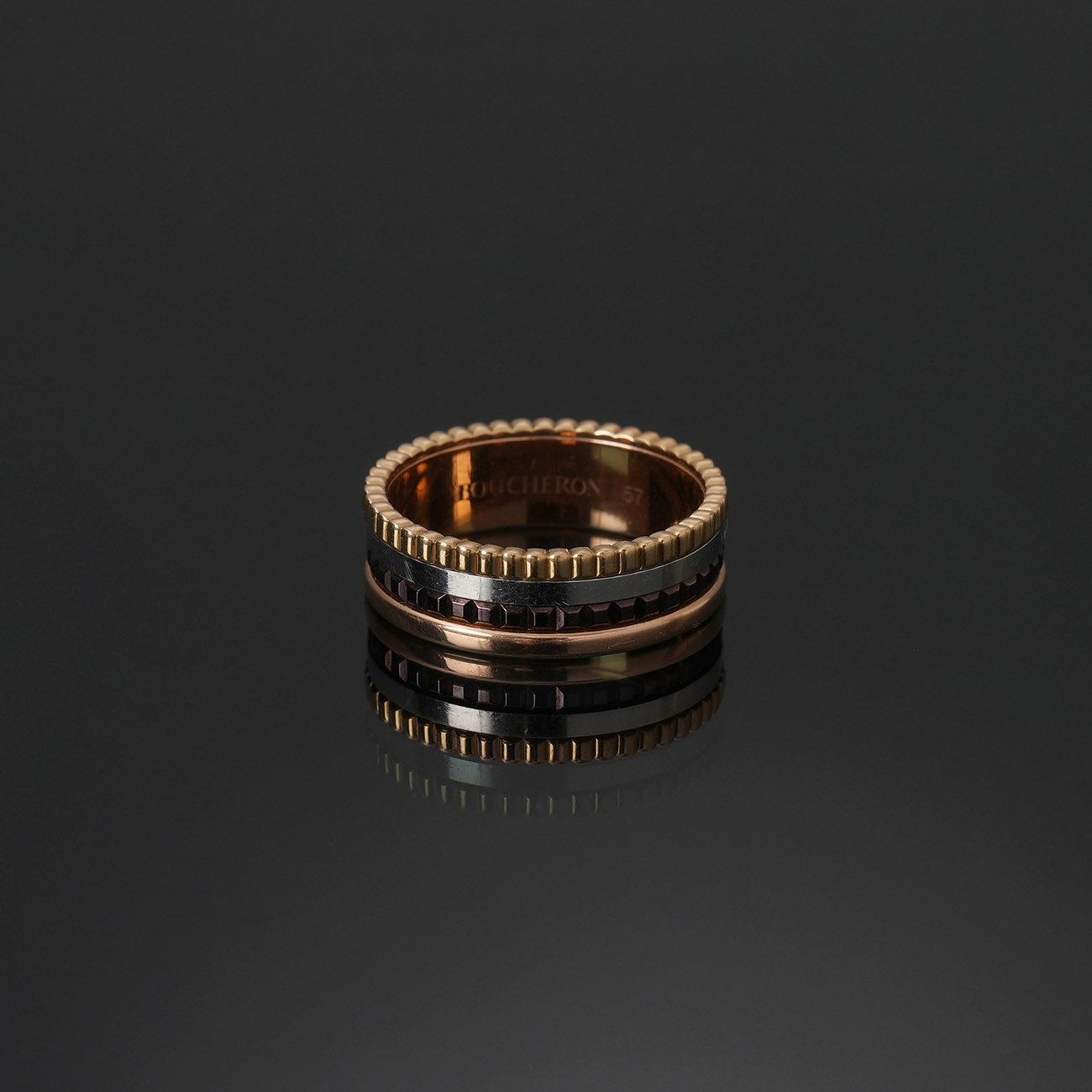 BOUCHERON(USED)부쉐론 콰트로 클래식 스몰 링 #57