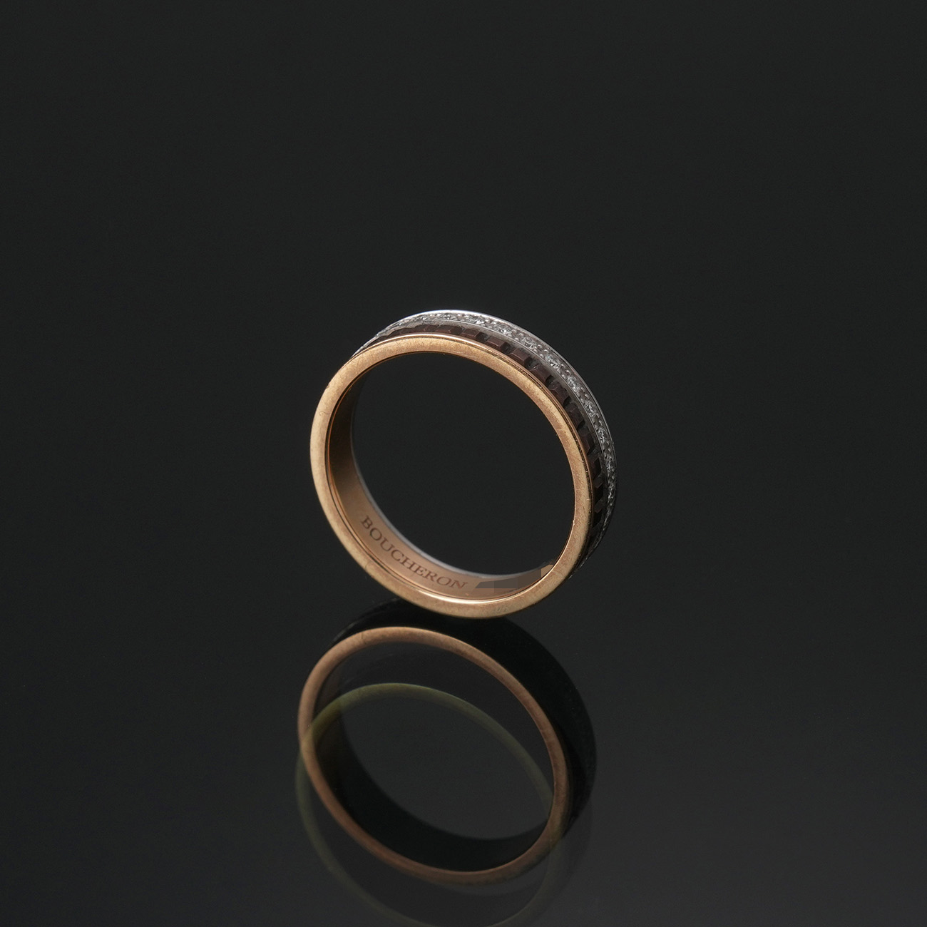 BOUCHERON(USED)부쉐론 콰트로 클래식 웨딩 밴드 #50