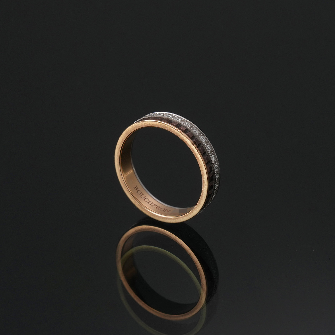 BOUCHERON(USED)부쉐론 콰트로 클래식 웨딩 밴드 #50