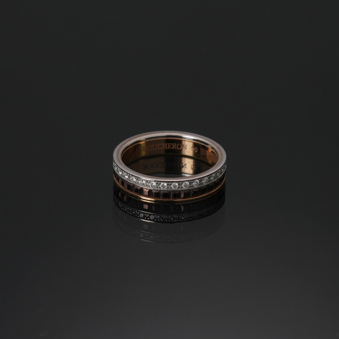 BOUCHERON(USED)부쉐론 콰트로 클래식 웨딩 밴드 #50