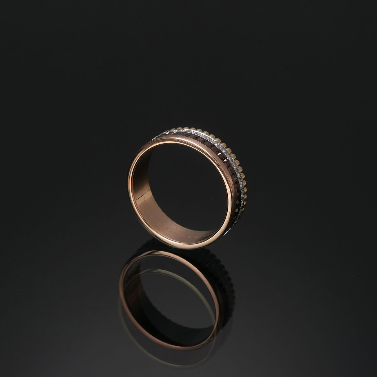BOUCHERON(USED)부쉐론 콰트로 클래식 스몰 다이아 링#60