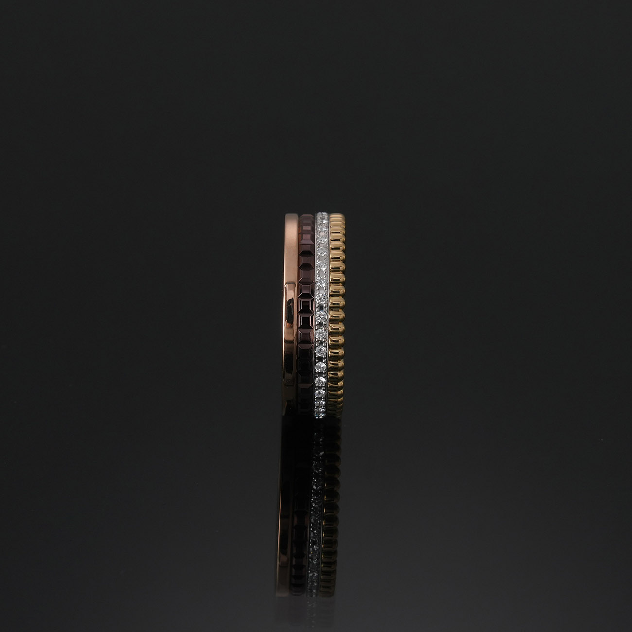 BOUCHERON(USED)부쉐론 콰트로 클래식 스몰 다이아 링#60