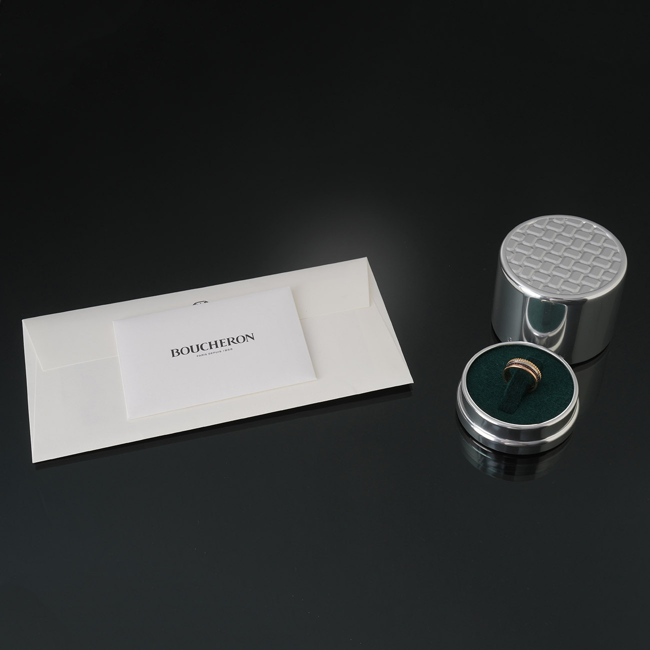 BOUCHERON(USED)부쉐론 콰트로 클래식 링 #54