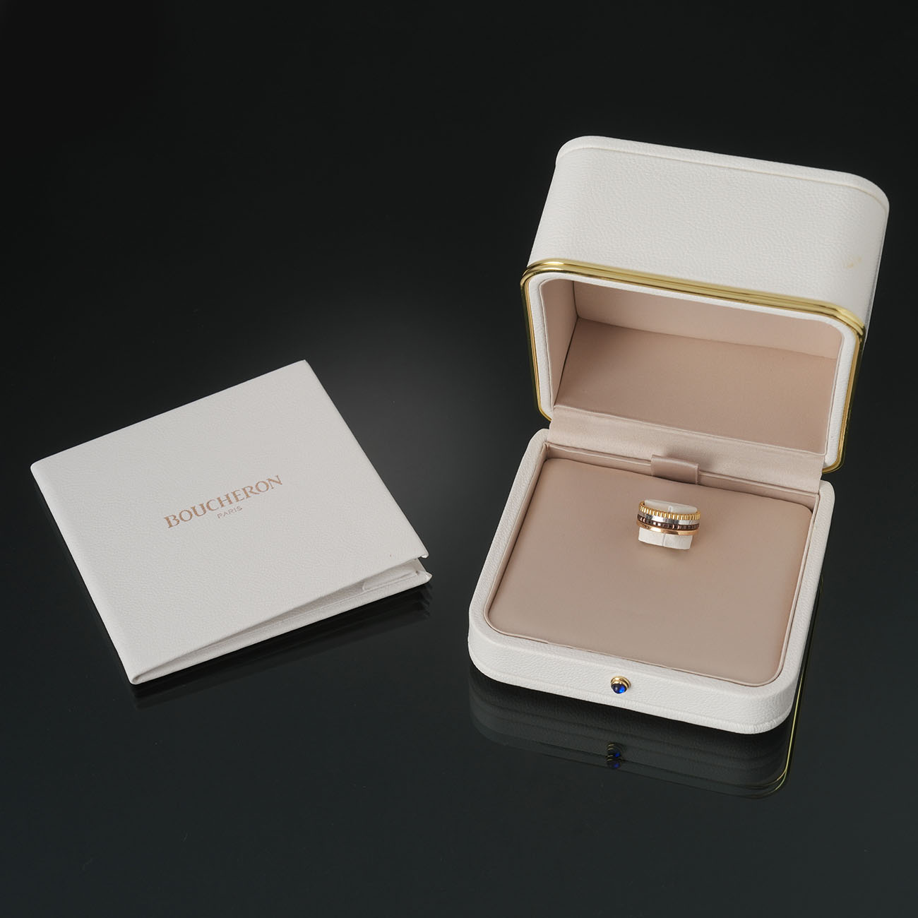 BOUCHERON(USED)부쉐론 콰트로 클래식 스몰 링#53 JRG00290