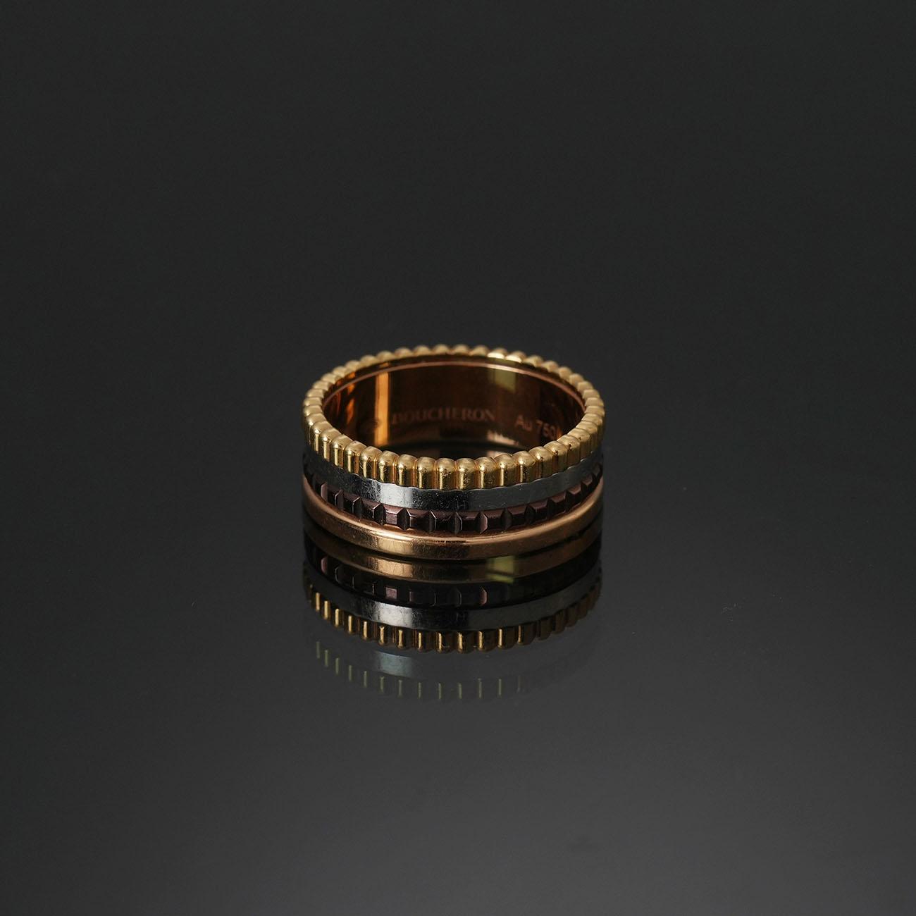 BOUCHERON(USED)부쉐론 콰트로 클래식 스몰 링#53 JRG00290