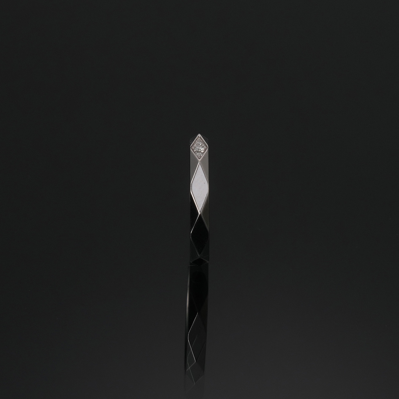 BOUCHERON(USED)부쉐론 파셋 플레티넘 웨딩 밴드 #48
