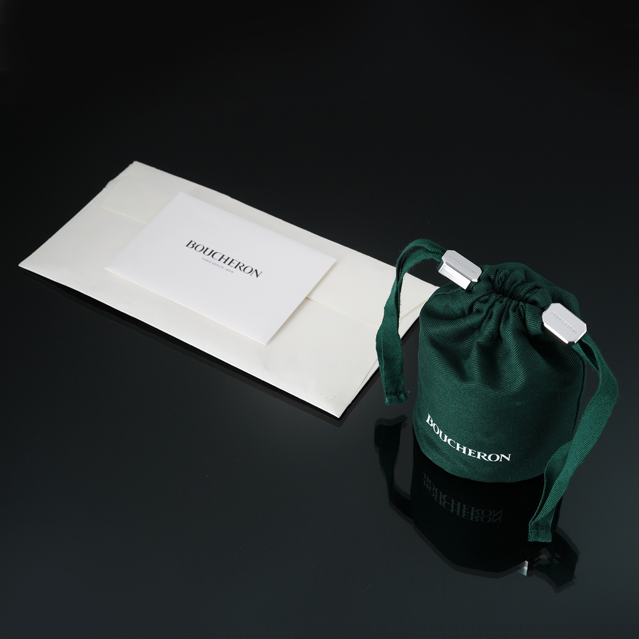 BOUCHERON(USED)부쉐론 콰트로 화이트 에디션 링 #52