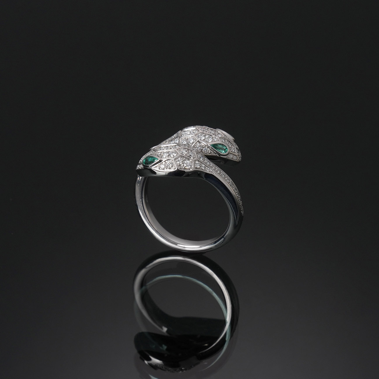 BVLGARI(USED)불가리 세르펜티 세두토리 다이아링 #55