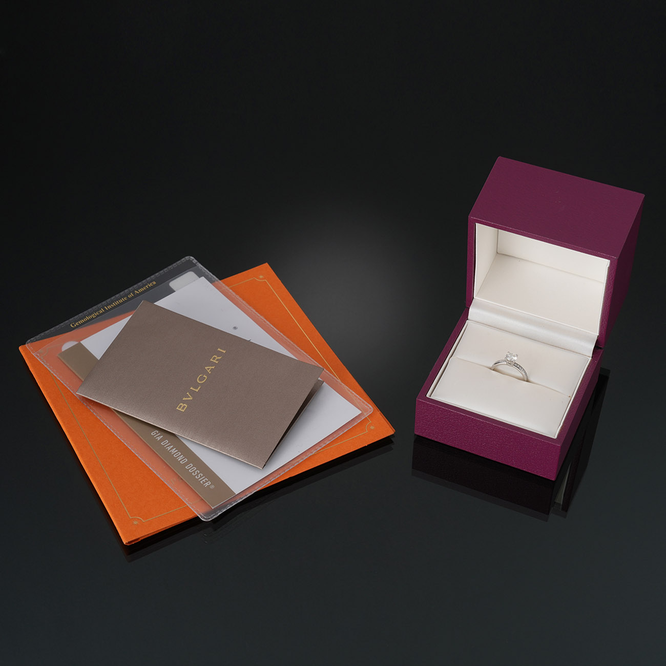 BVLGARI(USED)불가리 359868 로마 아모르 0.50ct 다이아몬드 링 #48
