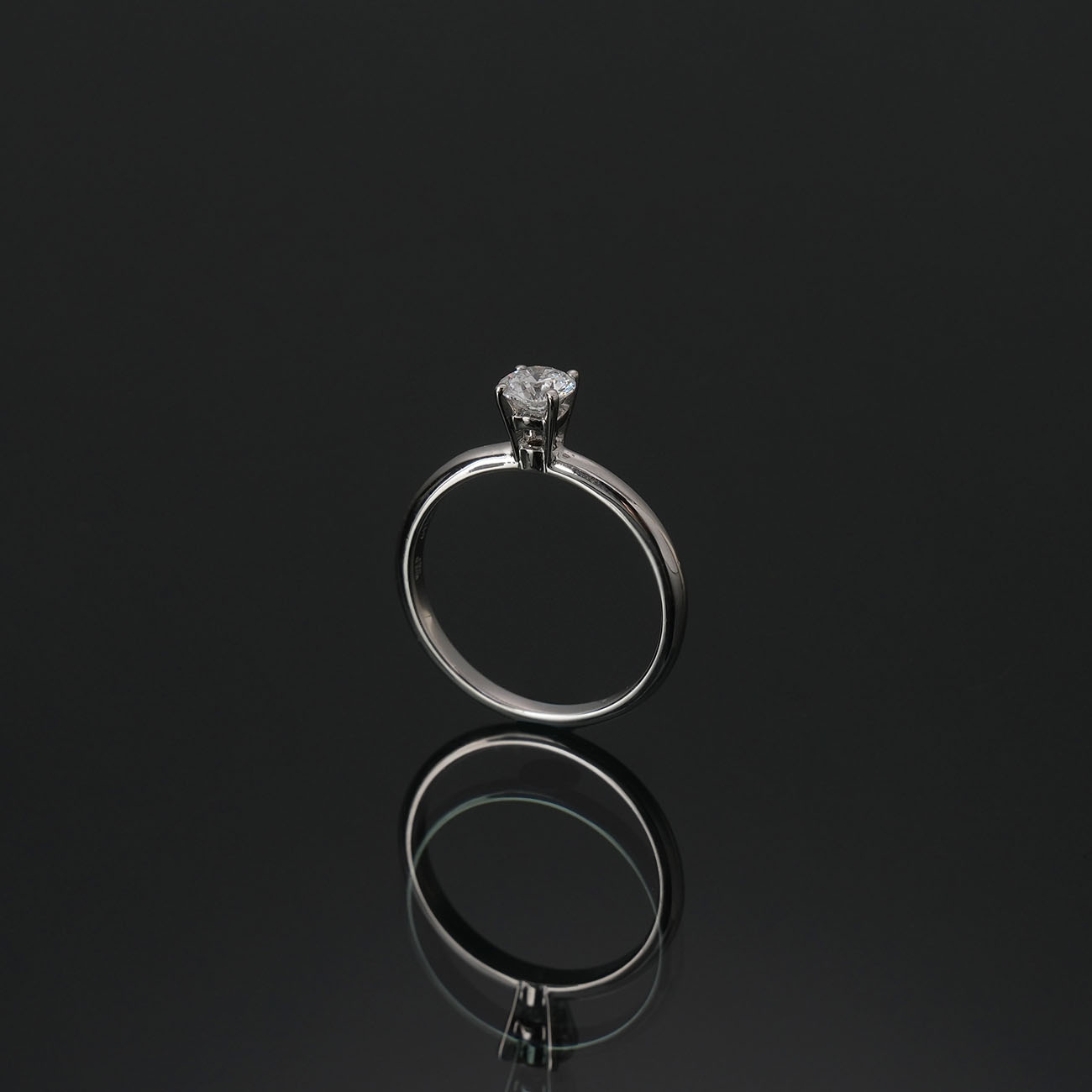 BVLGARI(USED)불가리 0.3ct 솔리테어 웨딩밴드 #47