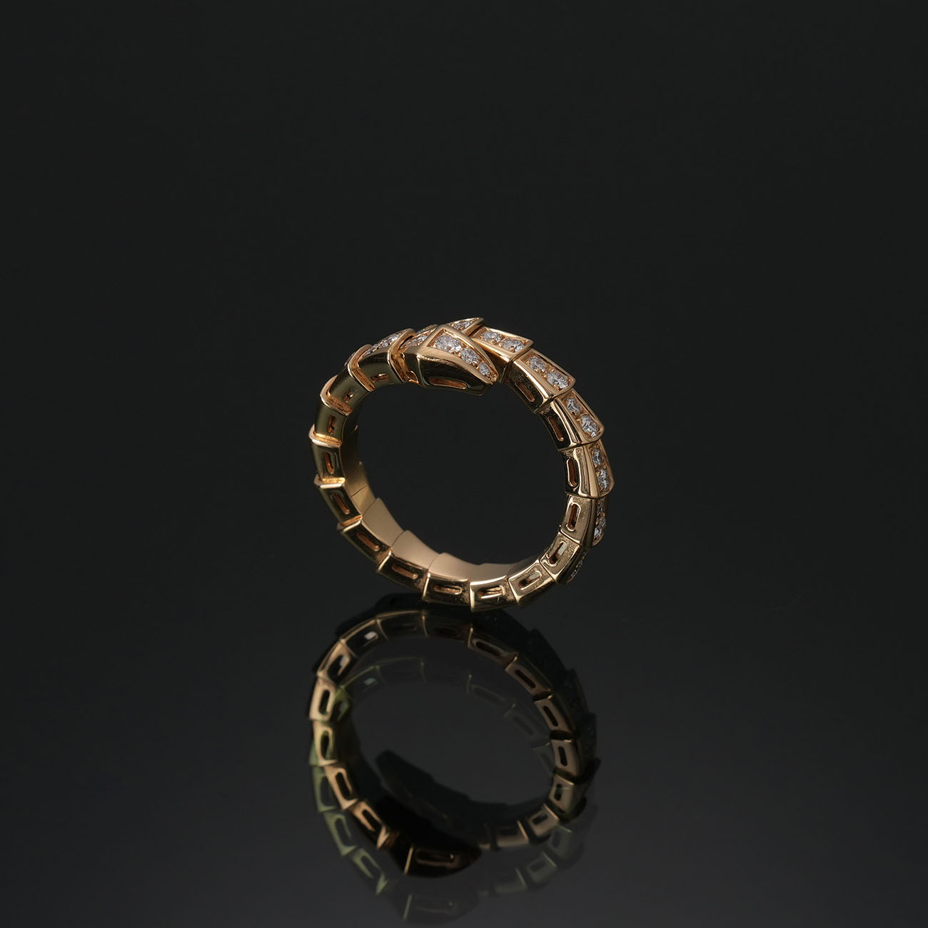 BVLGARI(USED)불가리 다이아 파베 세르펜티 바이퍼링#L