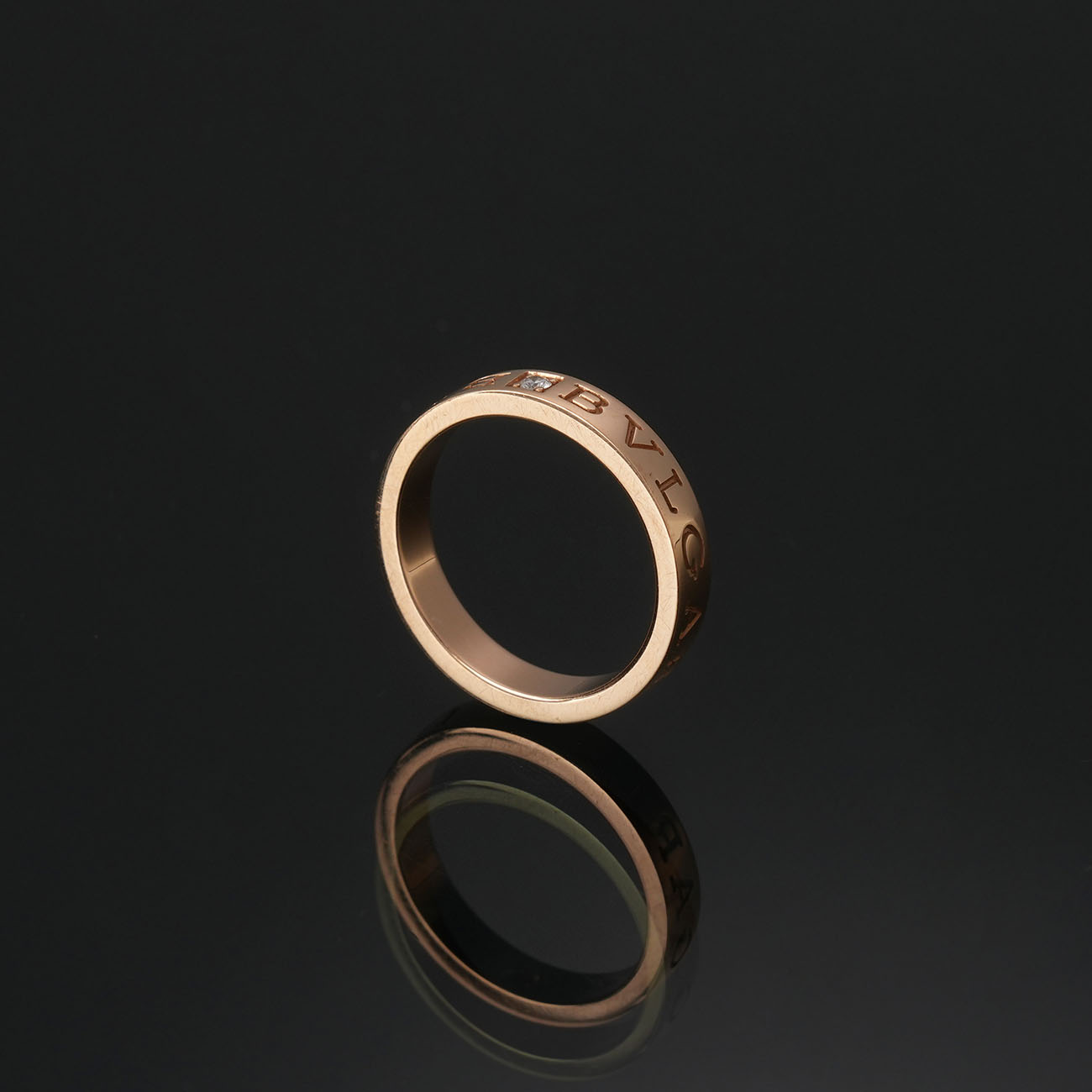 BVLGARI(USED)불가리 1P 다이아 BB 링 23Y #18