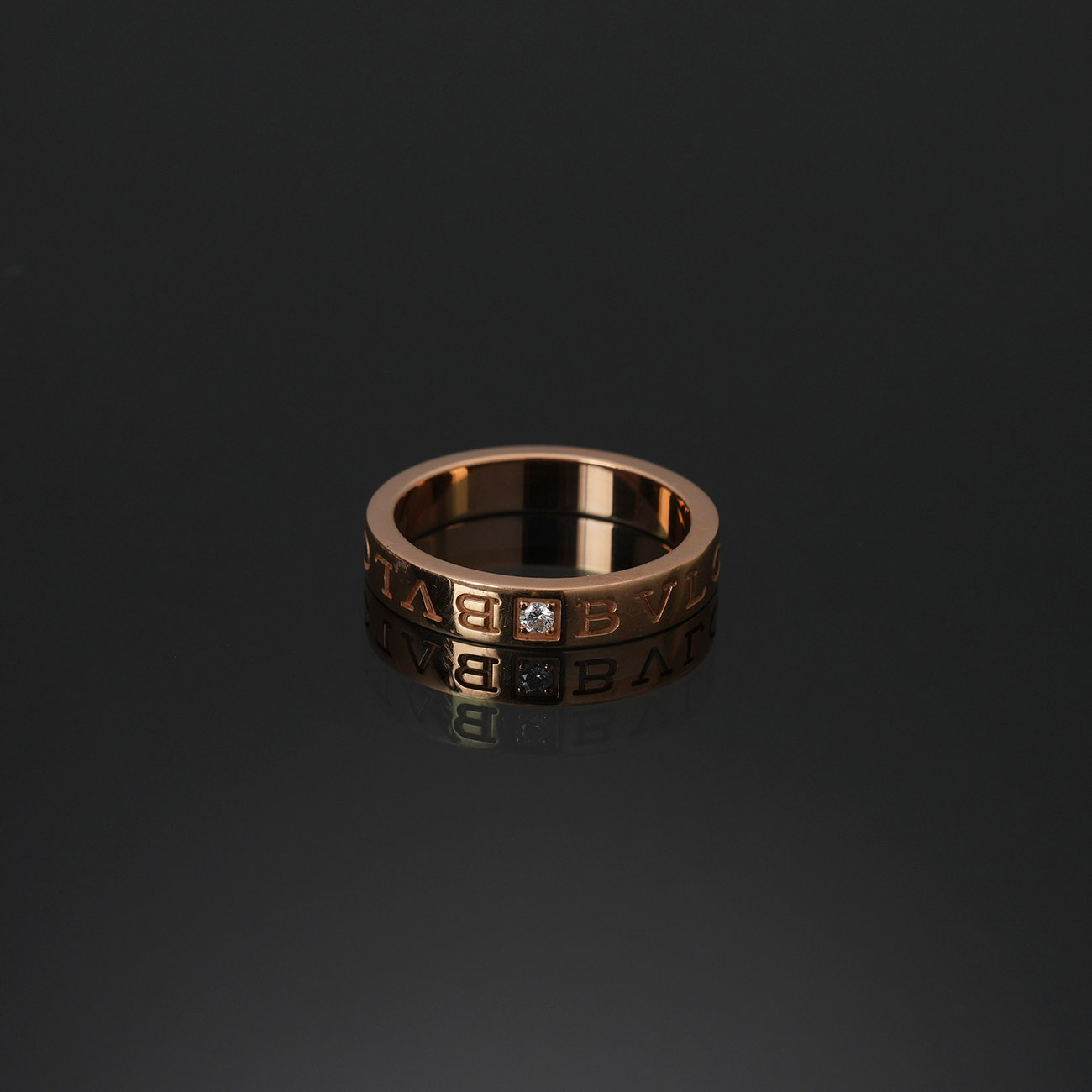 BVLGARI(USED)불가리 1P 다이아 BB 링 23Y #18