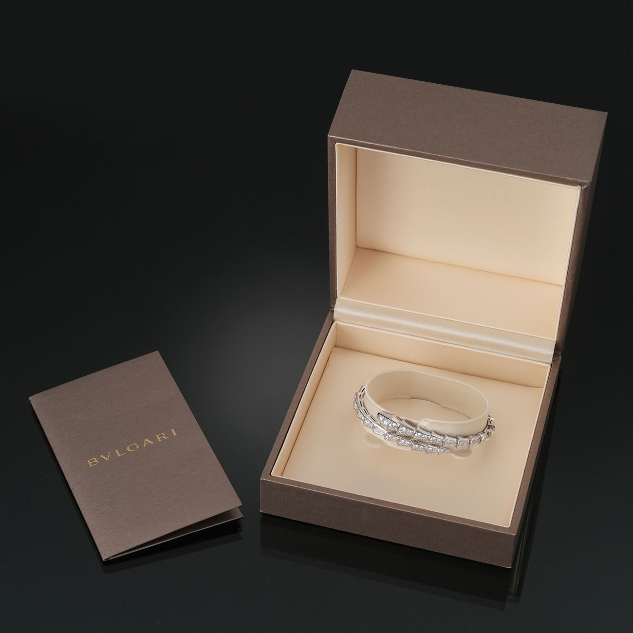 BVLGARI(USED)불가리 351845 파베 다이아 세르펜티 바이퍼 브레이슬릿 #M