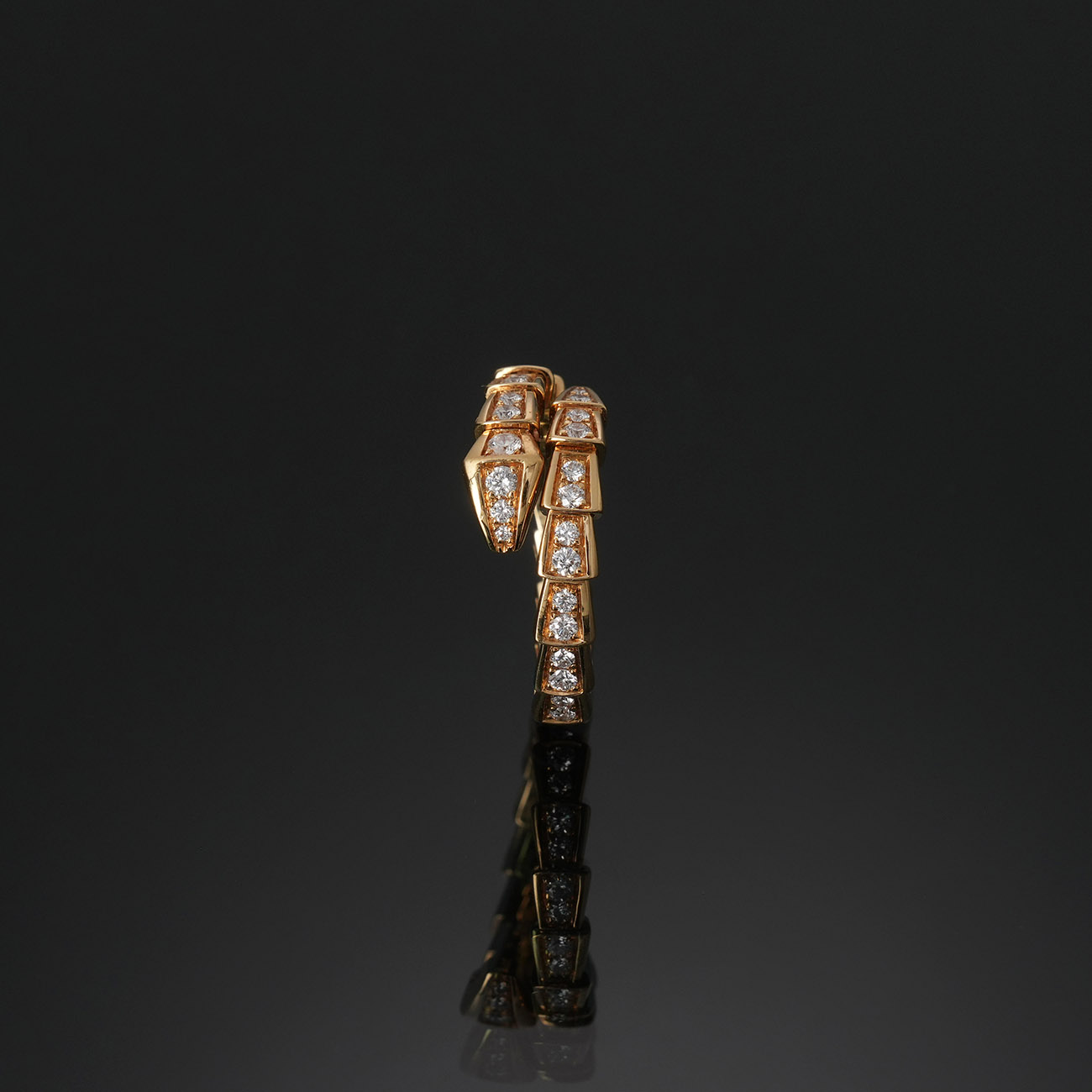 BVLGARI(USED)불가리 357484 파베 다이아 세르펜티 바이퍼 링 #L