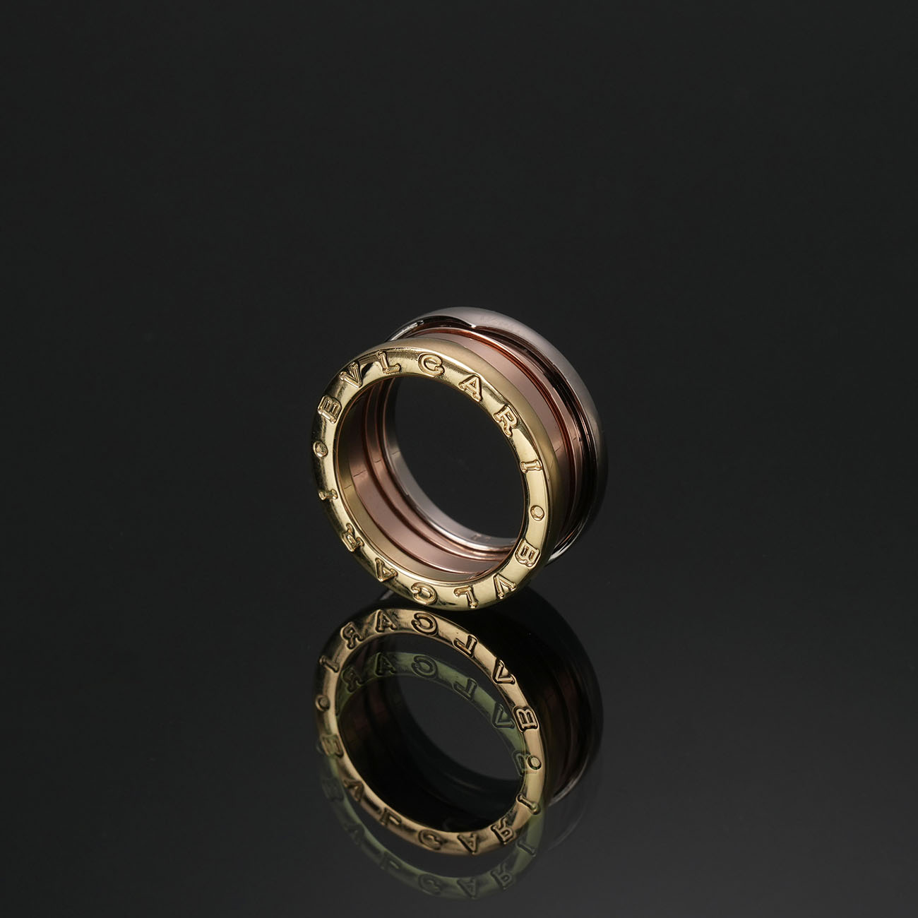 BVLGARI(USED)불가리 352922 비제로원 3밴드 링 #51