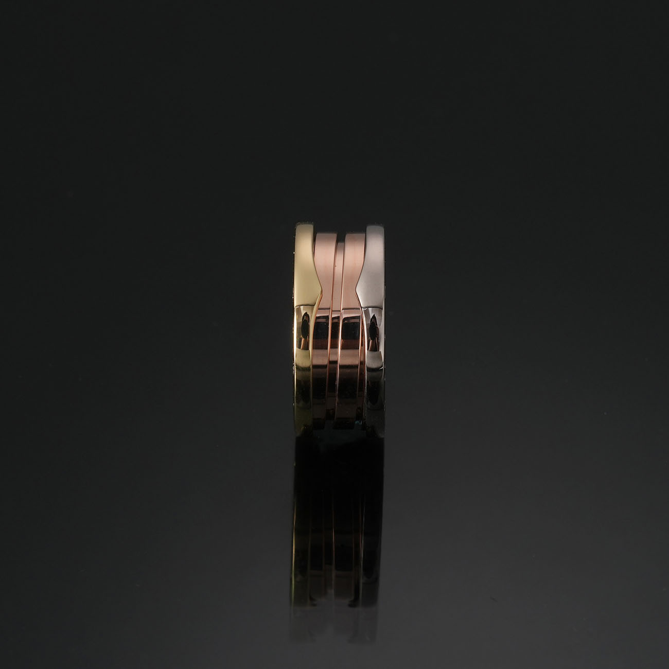 BVLGARI(USED)불가리 352922 비제로원 3밴드 링 #51