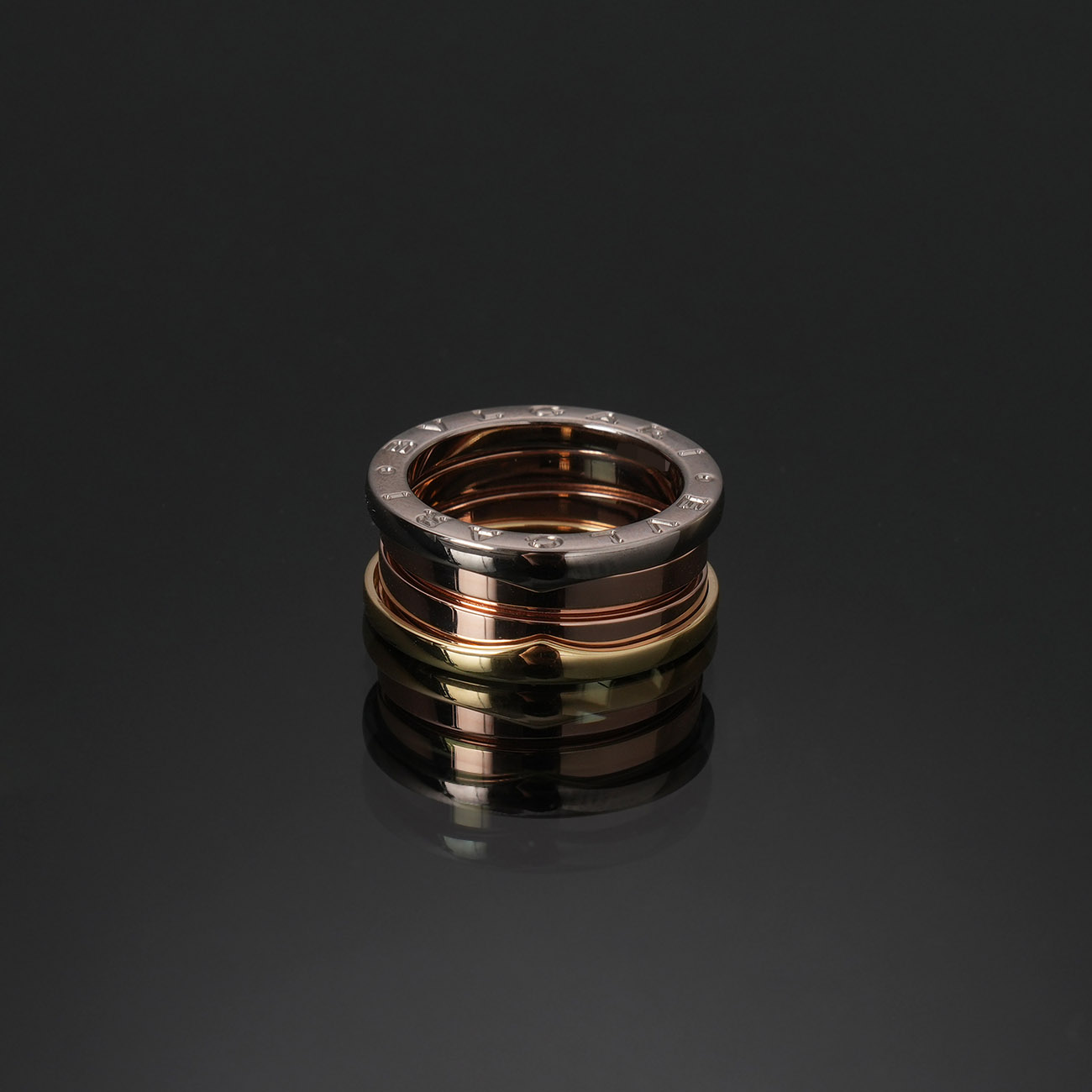 BVLGARI(USED)불가리 352922 비제로원 3밴드 링 #51