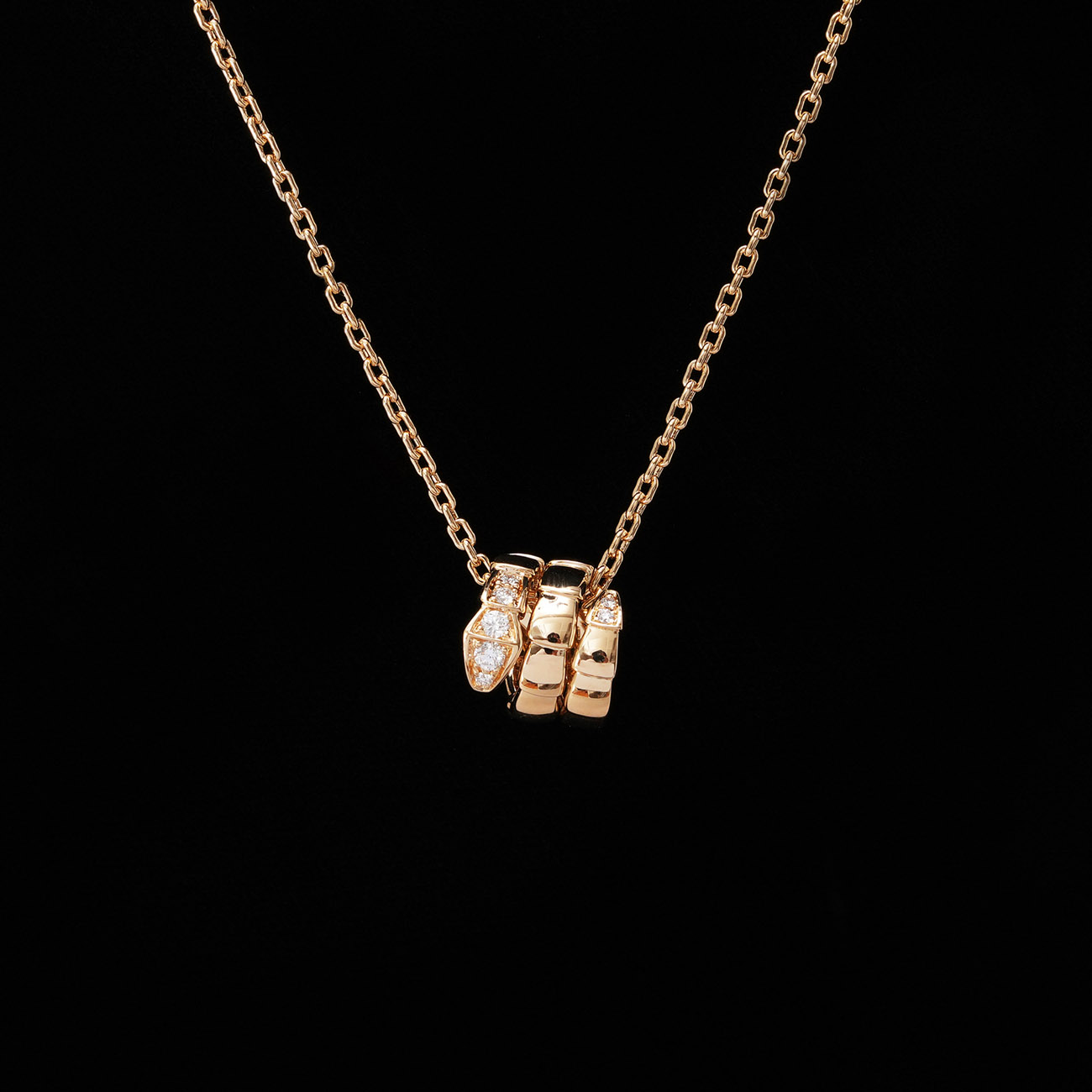 BVLGARI(USED)불가리 361106 파베 다이아몬드 세르펜티 바이퍼 네크리스