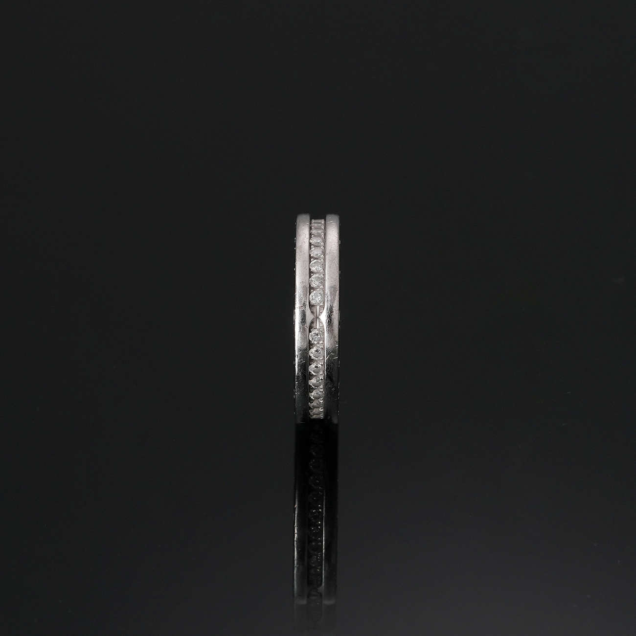 BVLGARI(USED)불가리 비제로원 1밴드 다이아 파베 링 #52