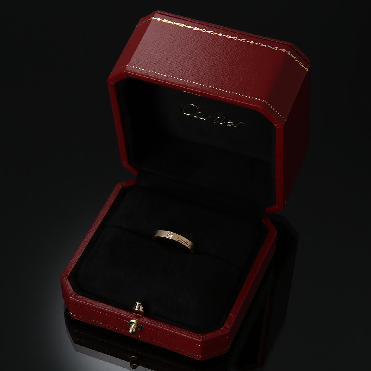 CARTIER(USED)까르띠에 1P C 드 까르띠에 웨딩밴드 #50