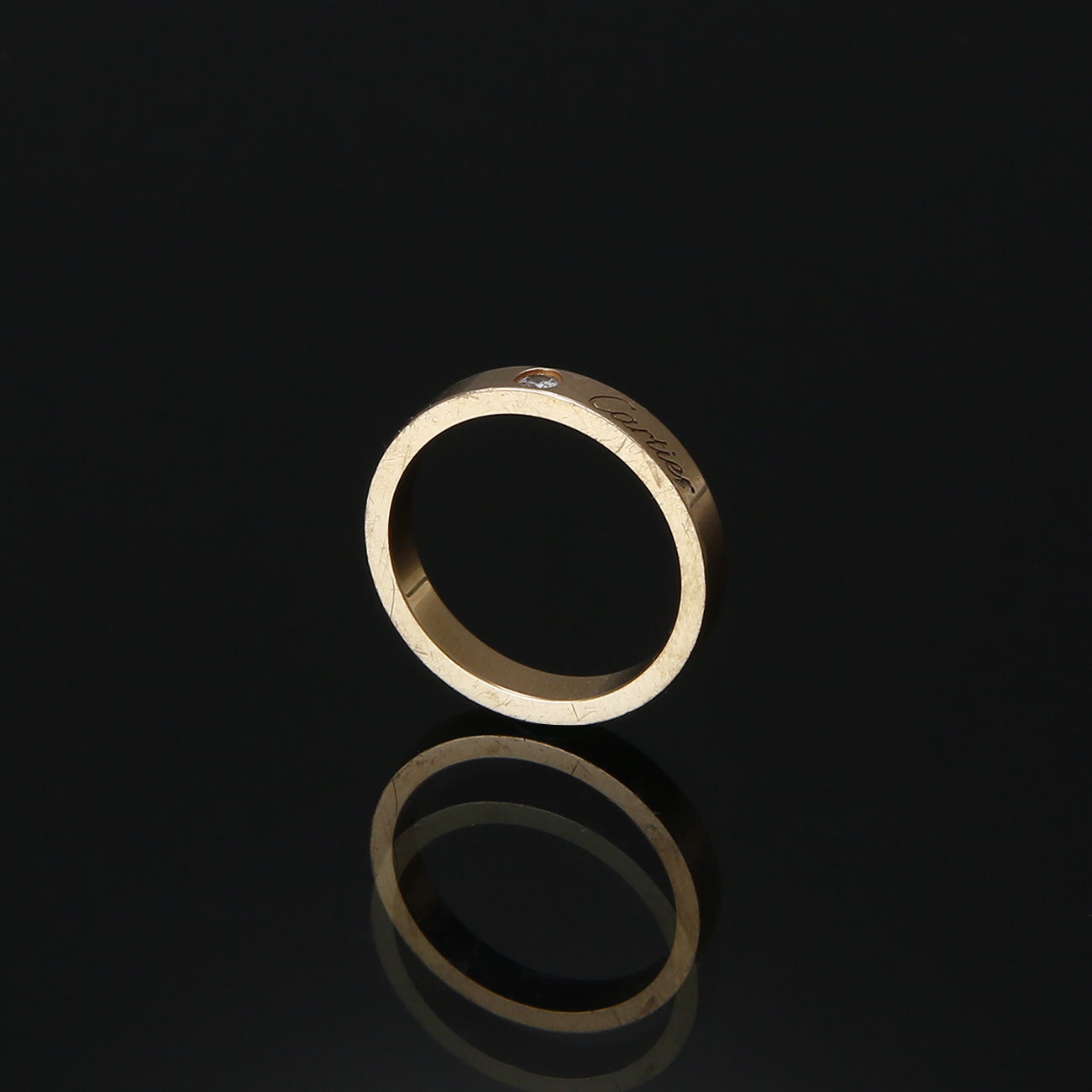 CARTIER(USED)까르띠에 1P C 드 까르띠에 웨딩밴드 #50