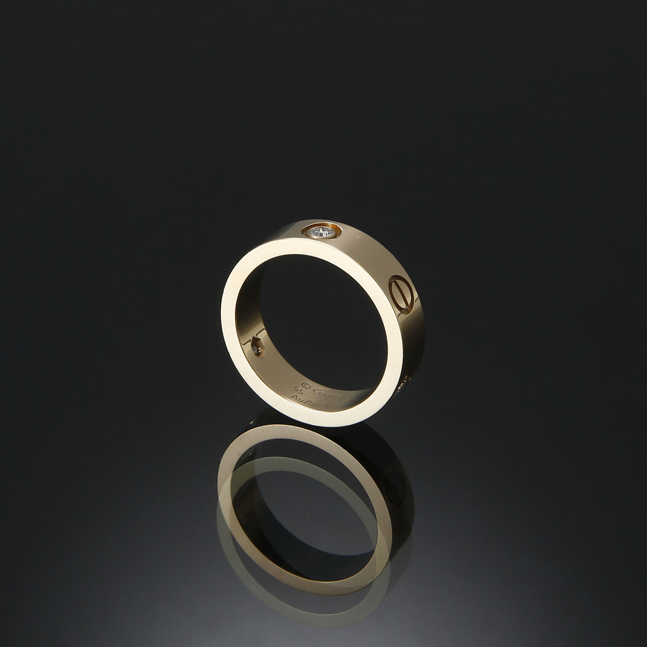 CARTIER(USED)까르띠에 3P 러브링 #55