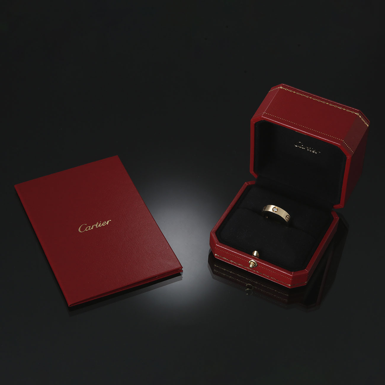 CARTIER(USED)까르띠에 3P 러브링 #55