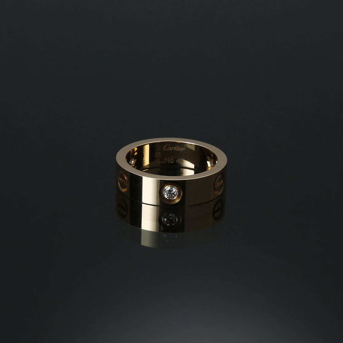 CARTIER(USED)까르띠에 3P 러브링 #55