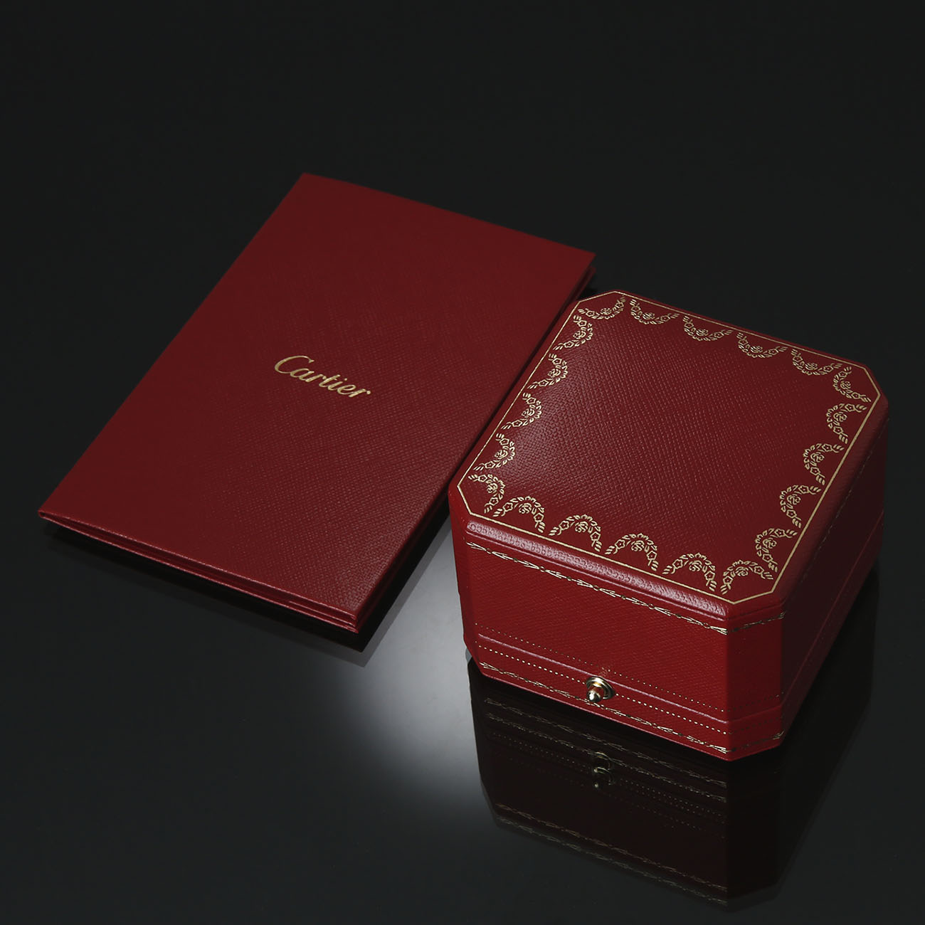 CARTIER(USED)까르띠에 다이아몬드 마이용 팬더 웨딩 밴드 #47