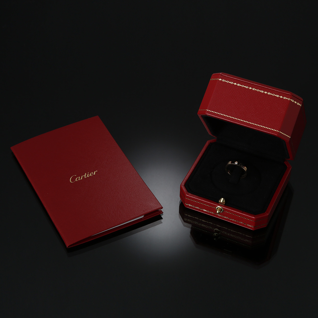 CARTIER(USED)까르띠에 C드 까르띠에 1P 웨딩밴드 #48