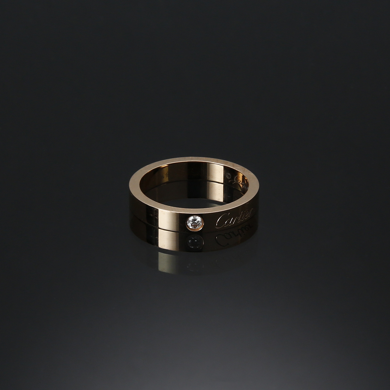 CARTIER(USED)까르띠에 C드 까르띠에 1P 웨딩밴드 #48