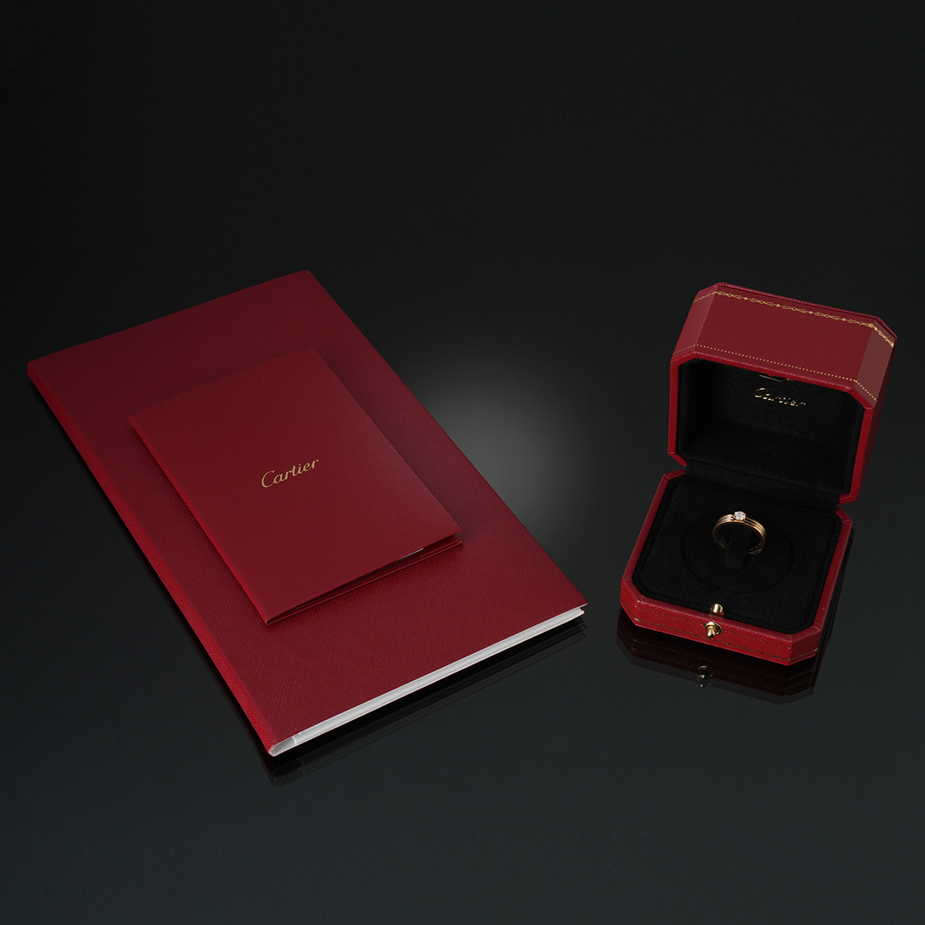 CARTIER(USED)까르띠에 0.25ct 방돔 루이 링 #51