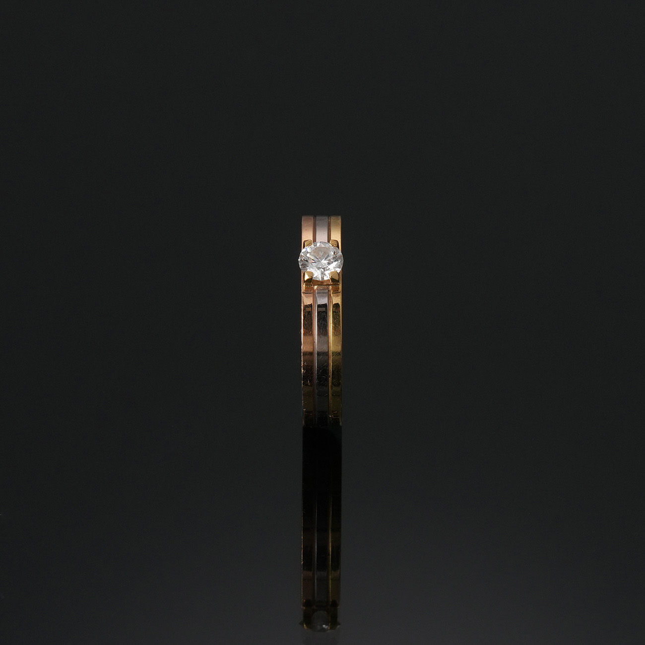 CARTIER(USED)까르띠에 0.25ct 방돔 루이 링 #51