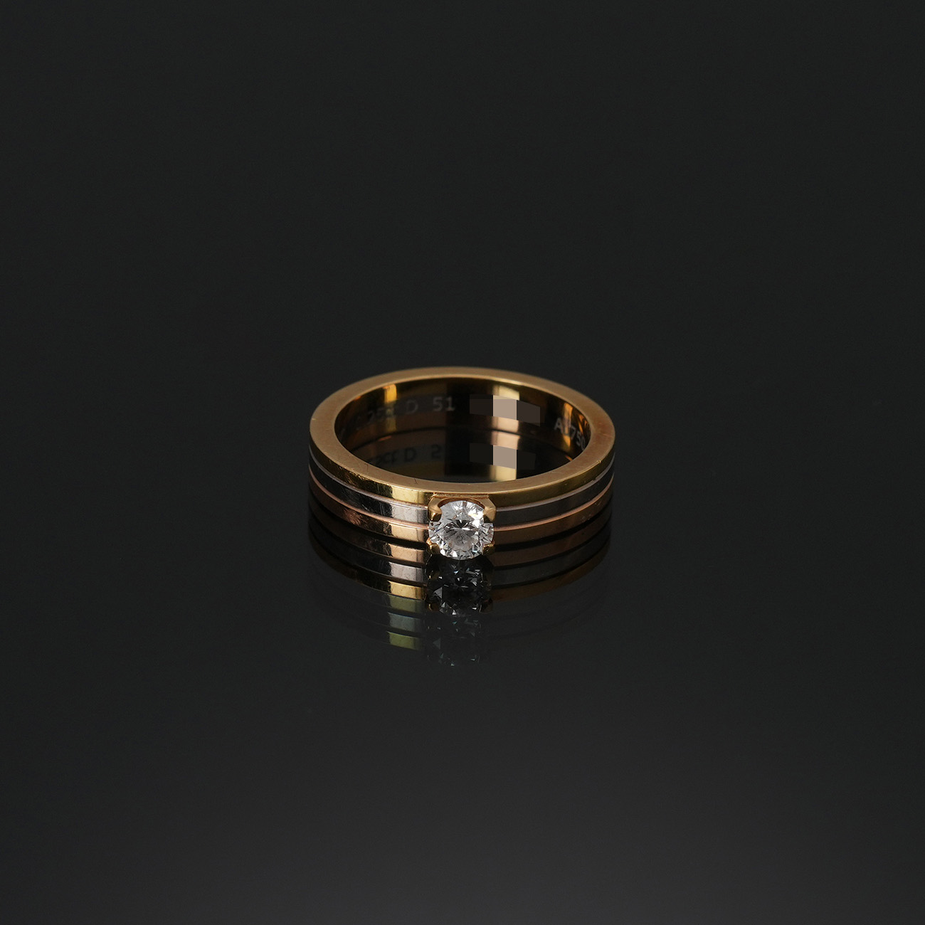 CARTIER(USED)까르띠에 0.25ct 방돔 루이 링 #51