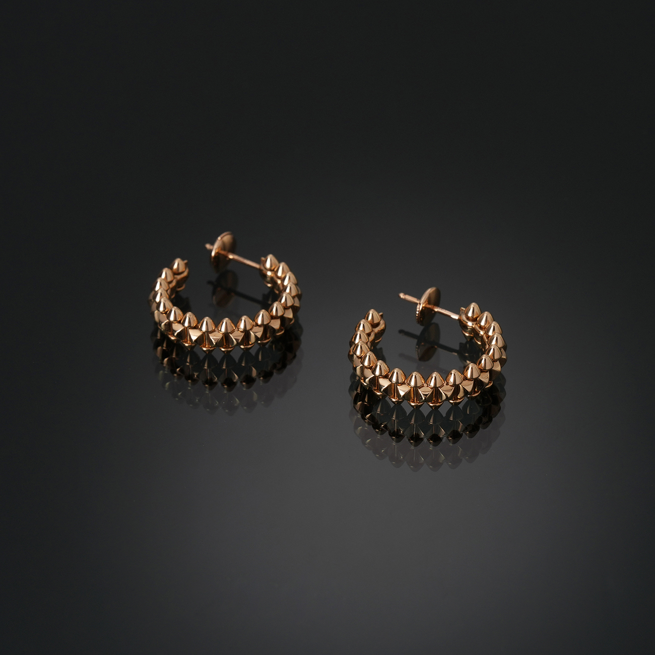 CARTIER(USED)까르띠에 클래쉬 후프 이어링 스몰