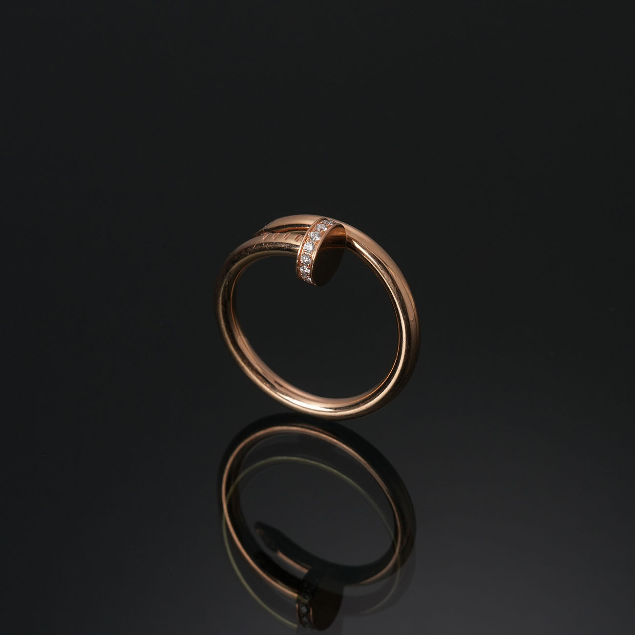 CARTIER(USED)까르띠에 다이아 저스트 엥 끌루 클래식 링 #60